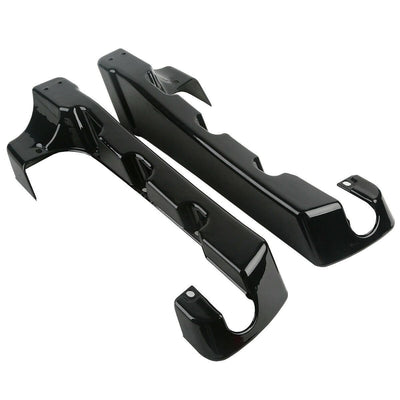 4" Hard Stretched Saddle Bag Extensions Fit For Harley Touring Road Glide King - Moto Life Products