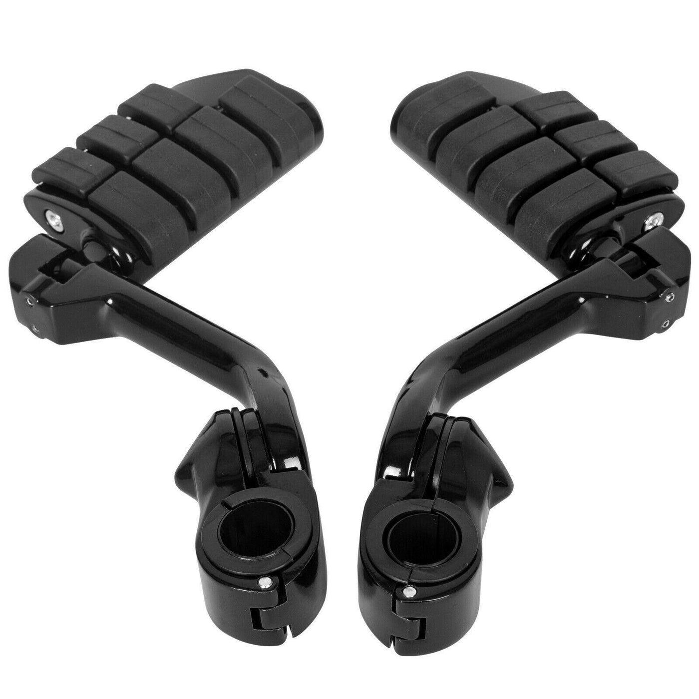 Highway Engine Guards Long Angled Mount Foot Pegs For Harley Davidson 1-1/4" - Moto Life Products