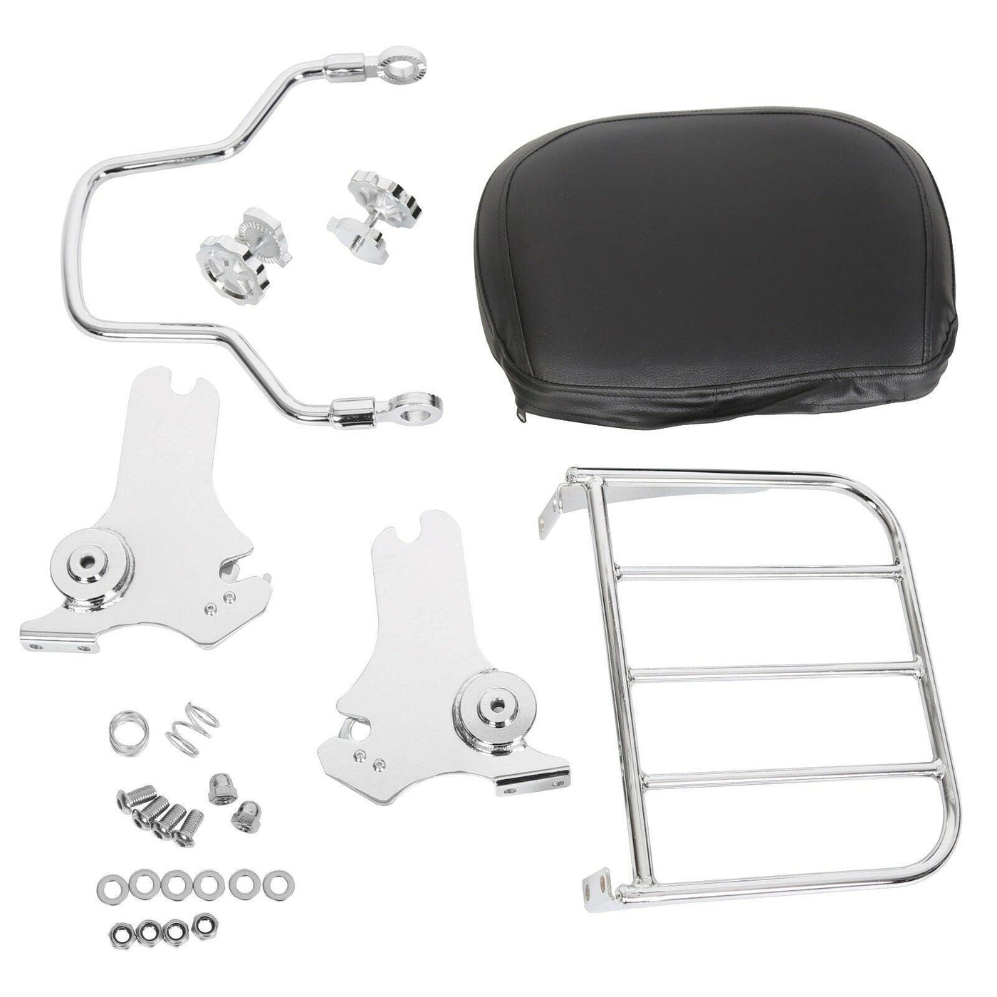 Adjustable Sissy Bar Backrest & Luggage Rack For Harley 97-08 Road King Glide - Moto Life Products