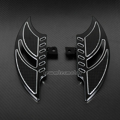 Rear Passenger Foot Pegs Floorboard Fit For Harley Touring FLHT FLTR Sportster - Moto Life Products