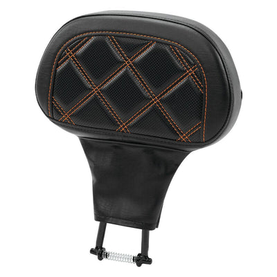 Driver Backrest Pad Fit For Harley Touring Street Glide Road Glide 1988-2022 - Moto Life Products