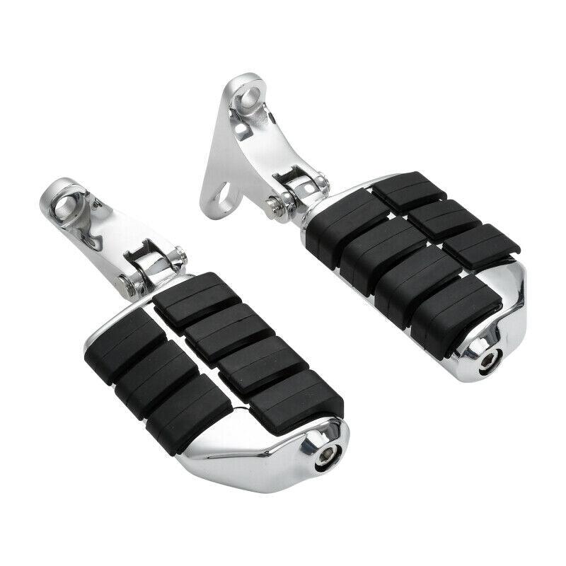 Chrome Rear Passenger Footpeg Pegs Fit For Harley Touring Street Glide 1993-2022 - Moto Life Products