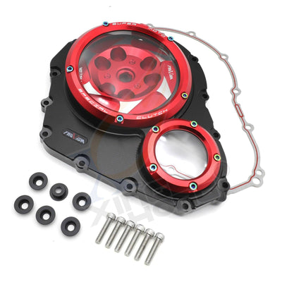 See Through Engine Clutch Cover W/Gasket For Suzuki 2006-2020 GSXR 600 750 2019 - Moto Life Products