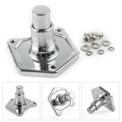 Solenoid Cover Starter Push Button Fit Harley Big Twin Dyna Sportster Chrome US - Moto Life Products