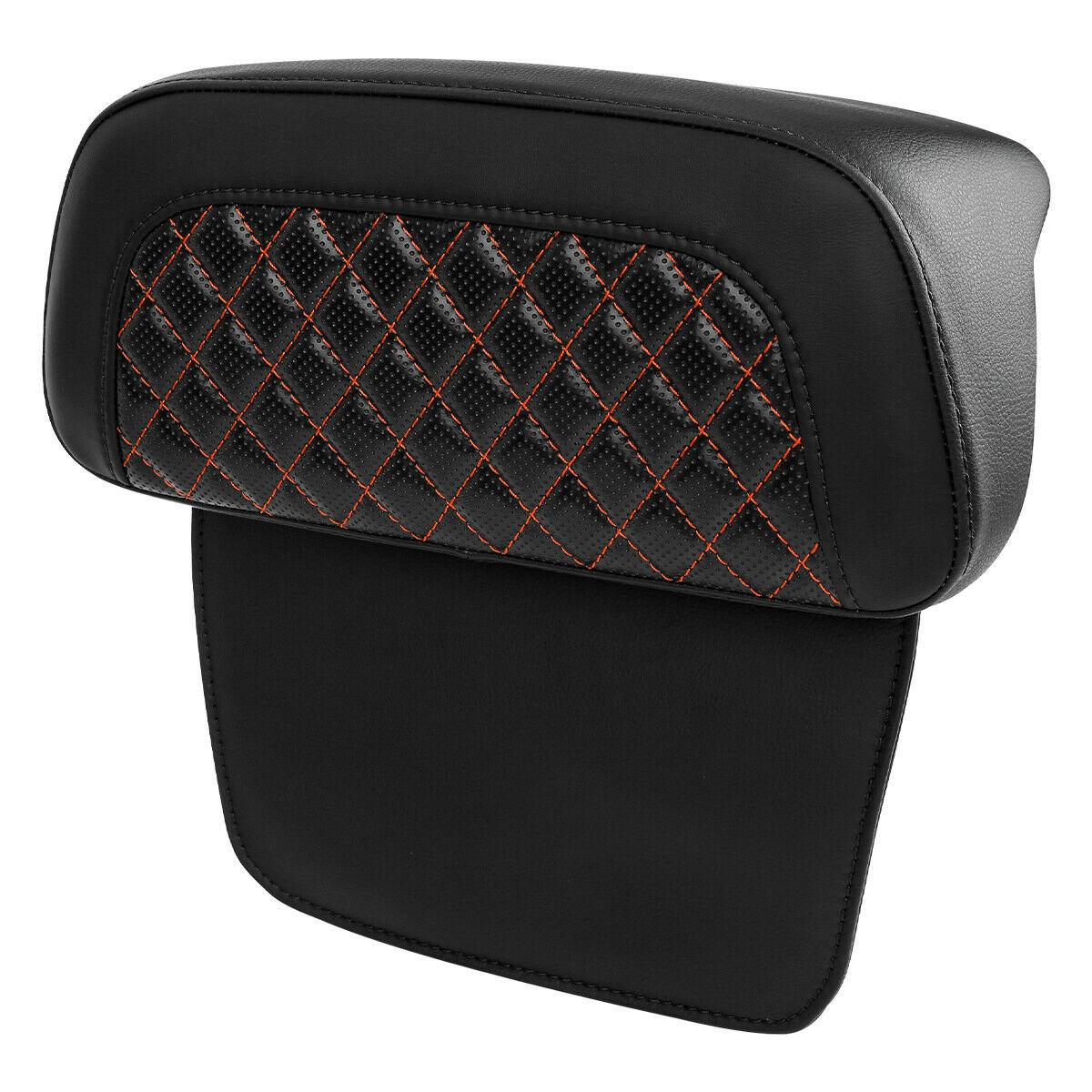 Passenger Backrest Pad Fit For Harley Tour-Pak Street Electra Road Glide 14-22 - Moto Life Products