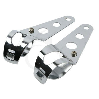 35/39/43 mm Headlight Mount Bracket Fork Ear Fit For Motorcycle Cafe Racer - Moto Life Products