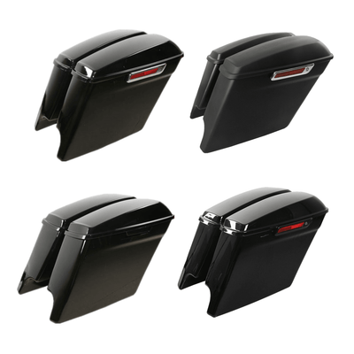 5" Stretched Extended Hard Saddlebags Fit For Harley Touring FLHT FLHR 2014-2022 - Moto Life Products