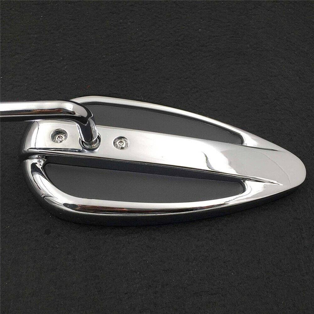Motorcycle Chrome Teardrop Mirror For Harley Sportster Low Glide Fxrs Fxrt Softa - Moto Life Products