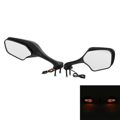 Rearview Mirrors LED Smoke Turn Signal Fit For Honda CBR1000RR CBR 1000RR 08-16 - Moto Life Products