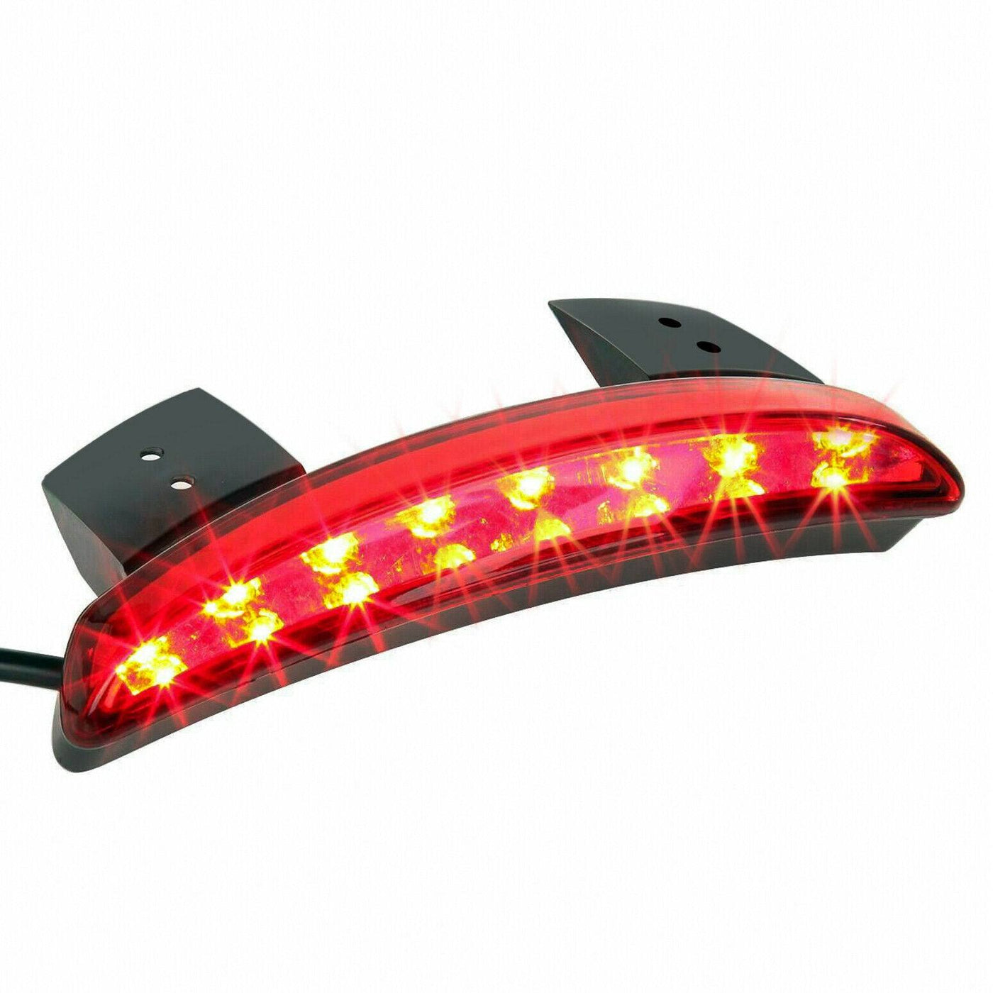 Red Chopped Fender LED Tail Running Brake Light Fit for Harley Sportster XL 883 - Moto Life Products