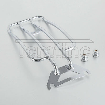 Solo Seat Luggage Rack Chrome Fit For Harley Touring Road King Classic 1998-2020 - Moto Life Products