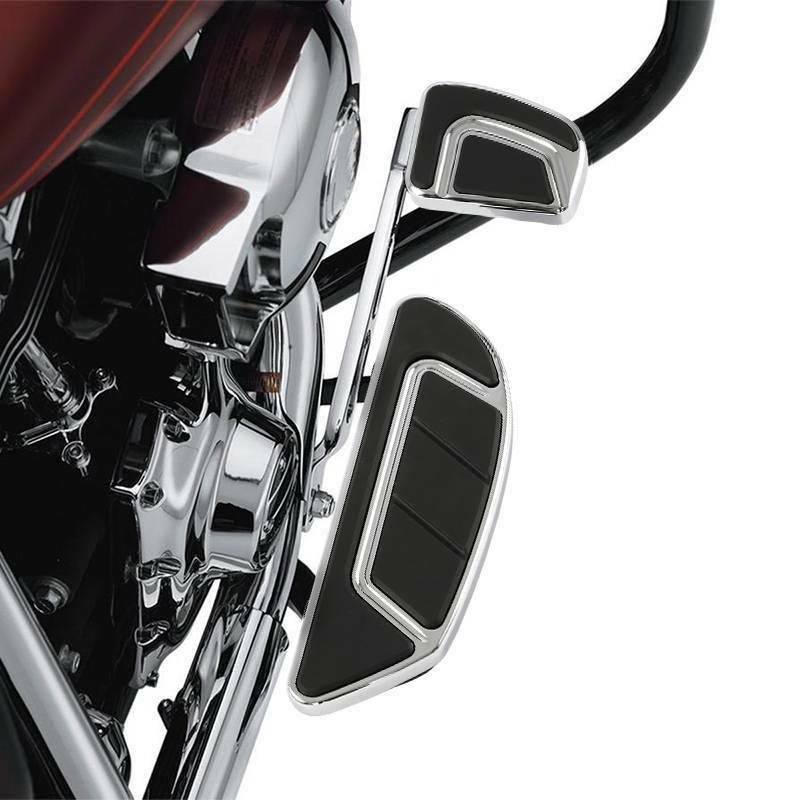 Chrome Front Airflow Floorboard Footboard Fit For Harley Street Glide FLHX 06-20 - Moto Life Products