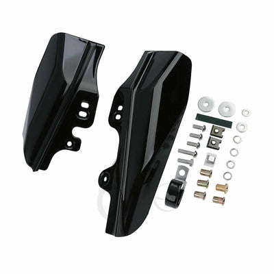 Chrome/Black Mid-Frame Air Deflector For Harley Road King Glide 2001-2008 2007 - Moto Life Products