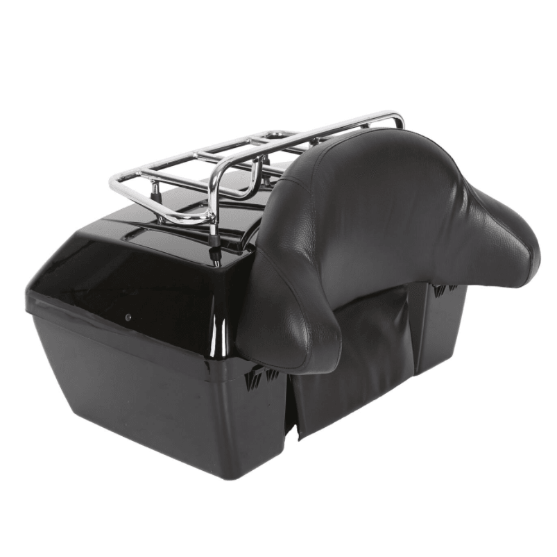 Trunk Tail Box Tour Pack w/Top Luggage Rack Backrest For Harley Davidson Touring - Moto Life Products