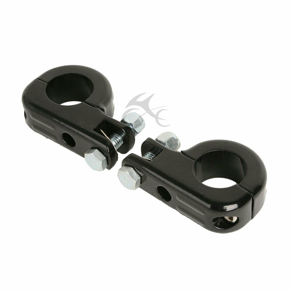 1 1/4" Engine Guards Crash Bars Foot Pegs Footrest Mount Fit For Harley Touring - Moto Life Products
