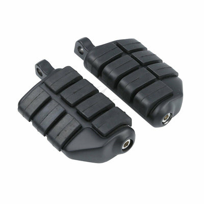 Pair Matte Black Male Mount Footrests Foot Pegs Fit For Harley Touring Sportster - Moto Life Products