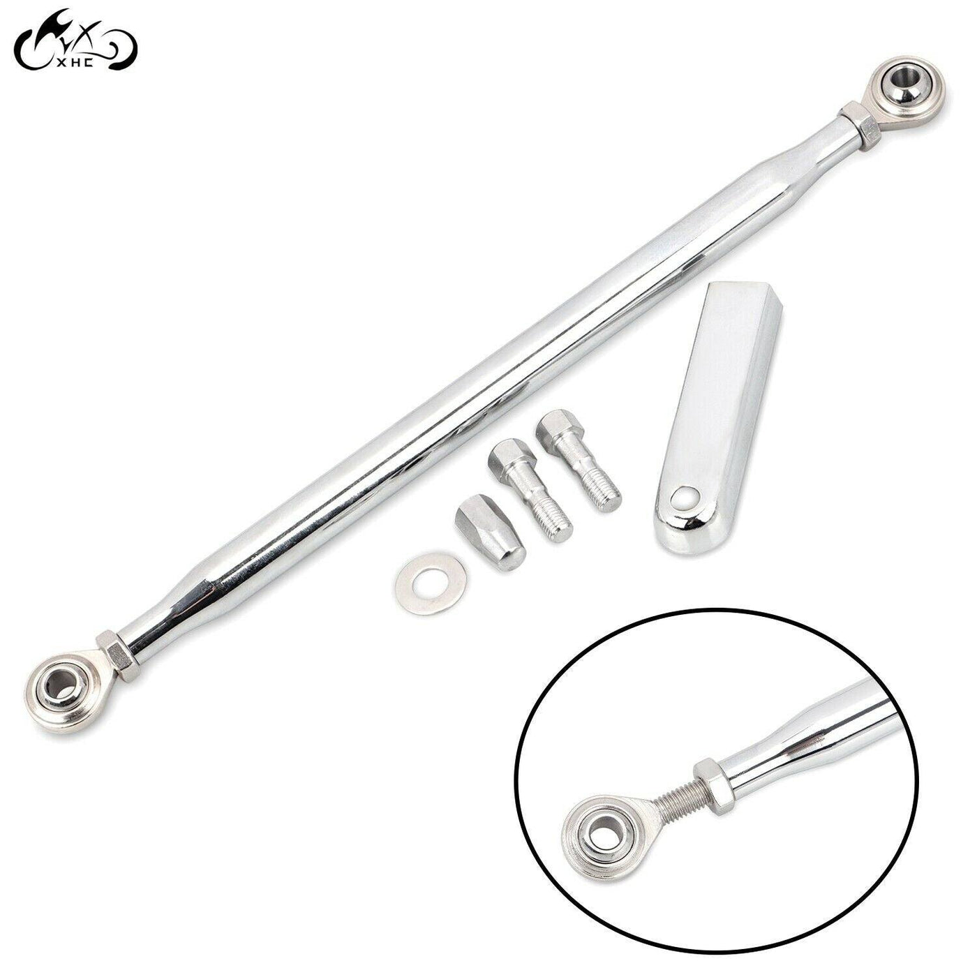 Chrome Round Shifter Shift Linkage Fit For Harley Touring Road Tour Street Glide - Moto Life Products