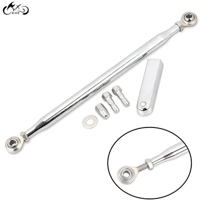 Chrome Round Shifter Shift Linkage Fit For Harley Touring Road Tour Street Glide - Moto Life Products