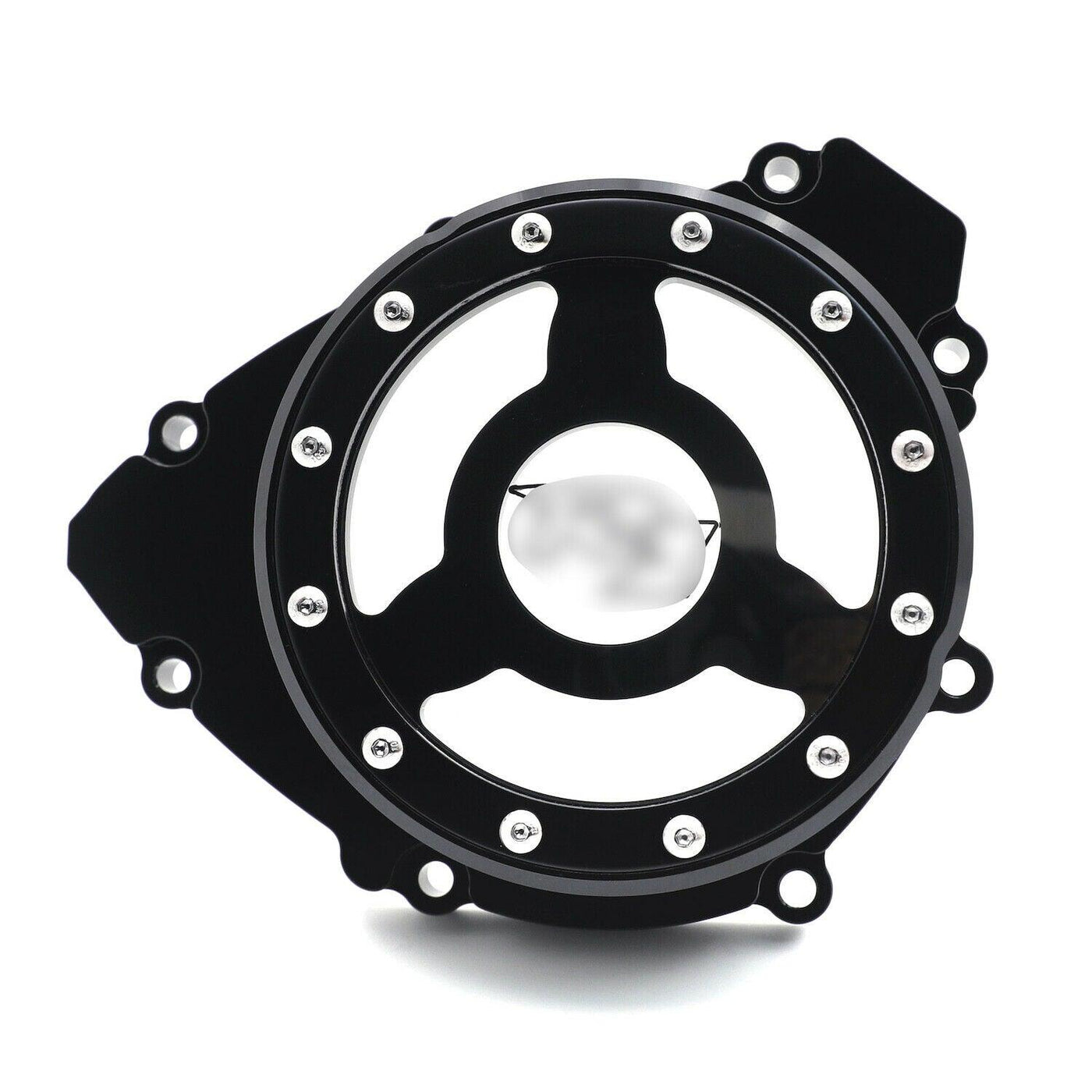 Black Clear Stator Engine Cover Crankcase Case Left For Yamaha YZF R1 2009-2014 - Moto Life Products