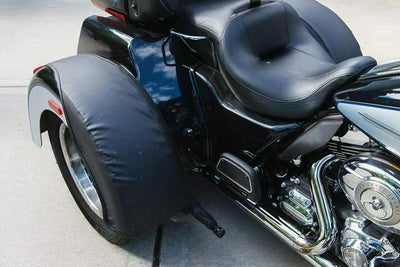 Mutazu Rear Trike Fender Bra Set For Harley-Davidson Black, Sold in a pair - Moto Life Products