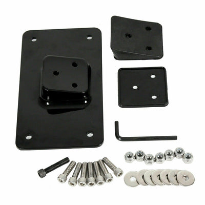 3 Holes Laydown License Plate Mounting Bracket For Harley Sportster Dyna Softail - Moto Life Products