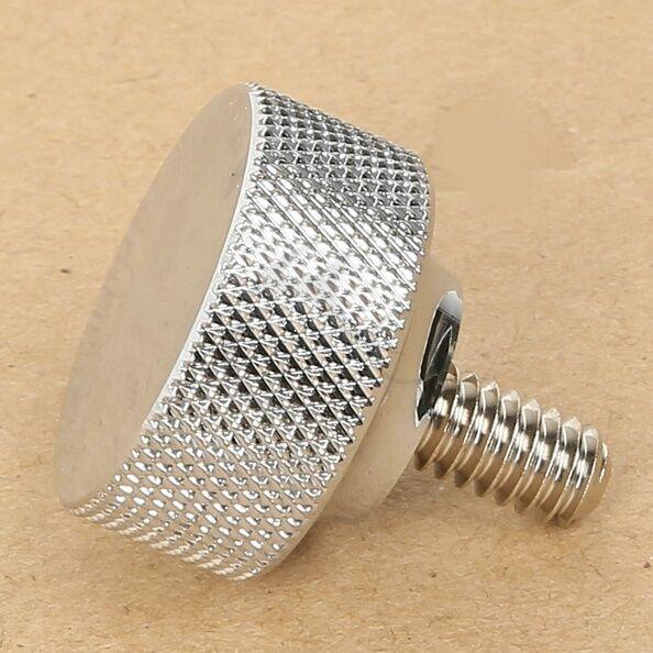 1/4-20 Thread Chrome Seat Bolt For Harley Dyna Super Glide Wide Glide FXDC FXDWG - Moto Life Products