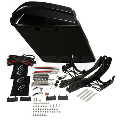 Unpainted 5" Stretched Saddlebag Conversion Kit Fit For Harley Softail 1984-2017 - Moto Life Products