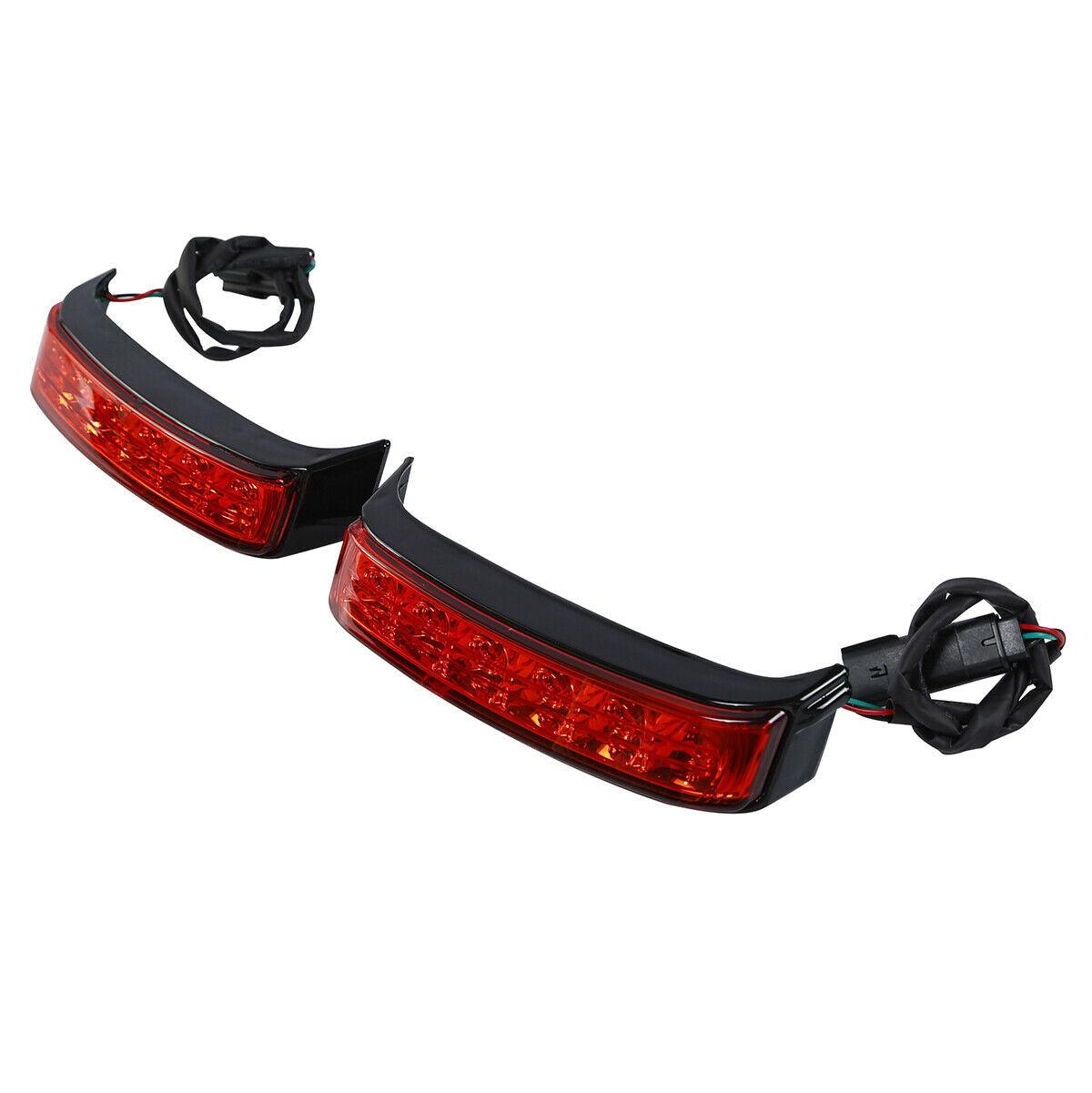 LED Saddlebag RED Run Brake Turn Light For Harley Electra Glide 2014-2022 2019 - Moto Life Products