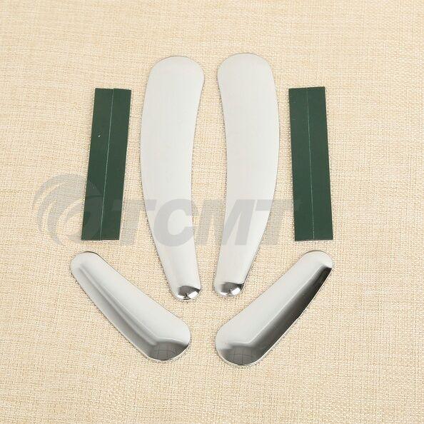 4X Chrome Swingarm Frame Inserts Set For Harley Softail FLSTF FLSTN 20 ...
