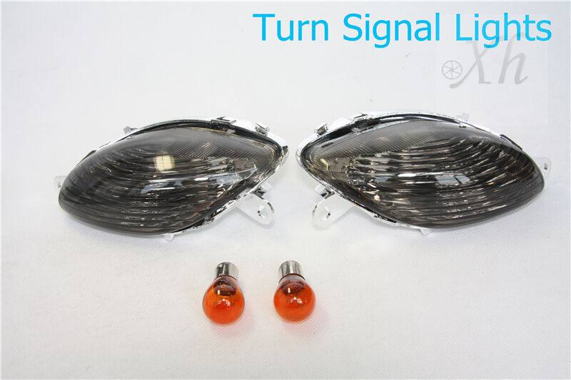 Turn Signals For 1999-2003 2004 2005 2006 2007 Suzuki Hayabusa GSXR1300R Smoke - Moto Life Products