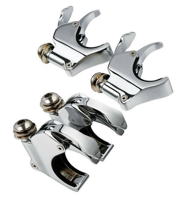 49mm 4PCS Windshield Clamps Fit For Harley Dyna Low Rider Sportster 1200 XL1200X - Moto Life Products
