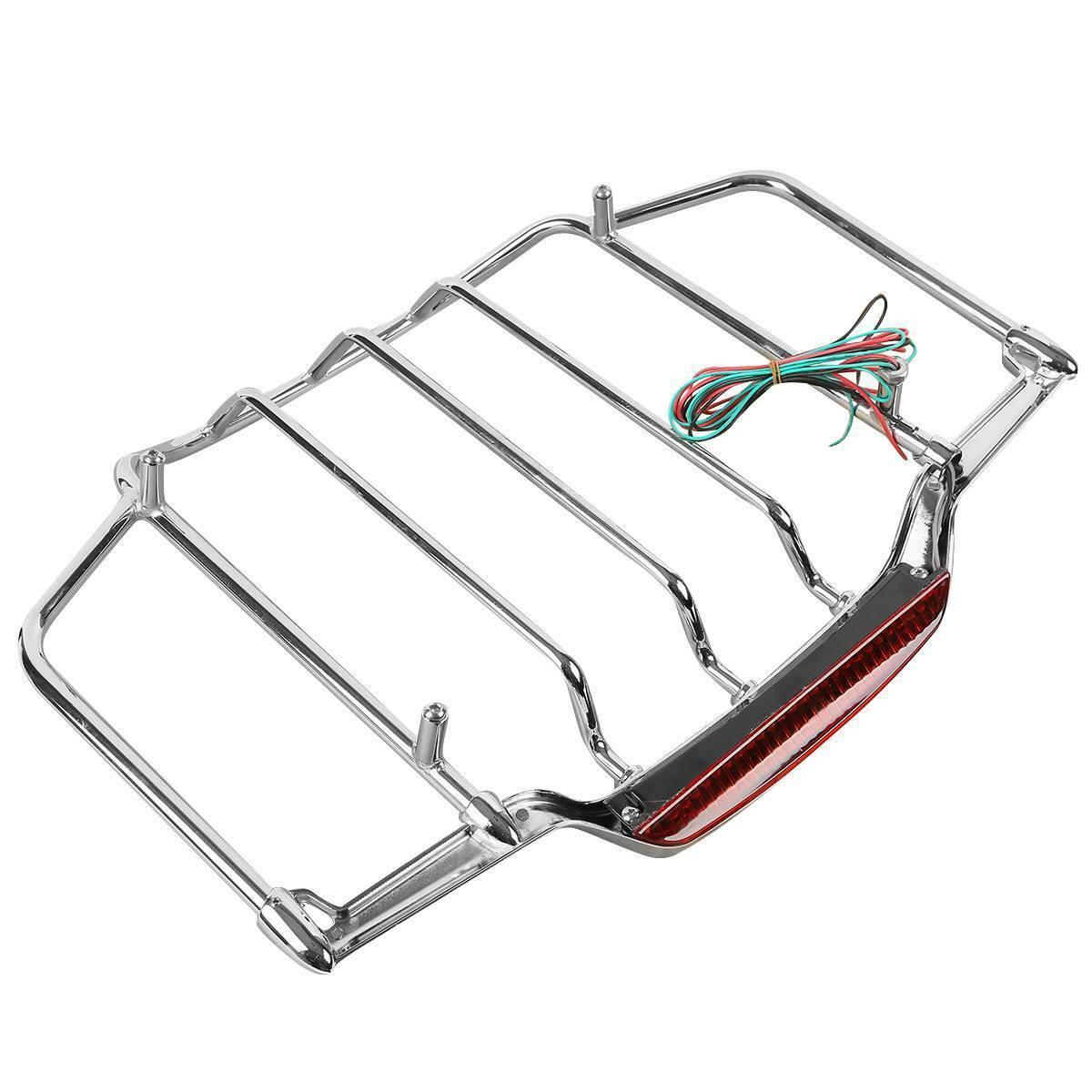 LED Lighted Luggage Rack Fit For Harley Tour Pak Street Glide 2014-2022 Air Wing - Moto Life Products