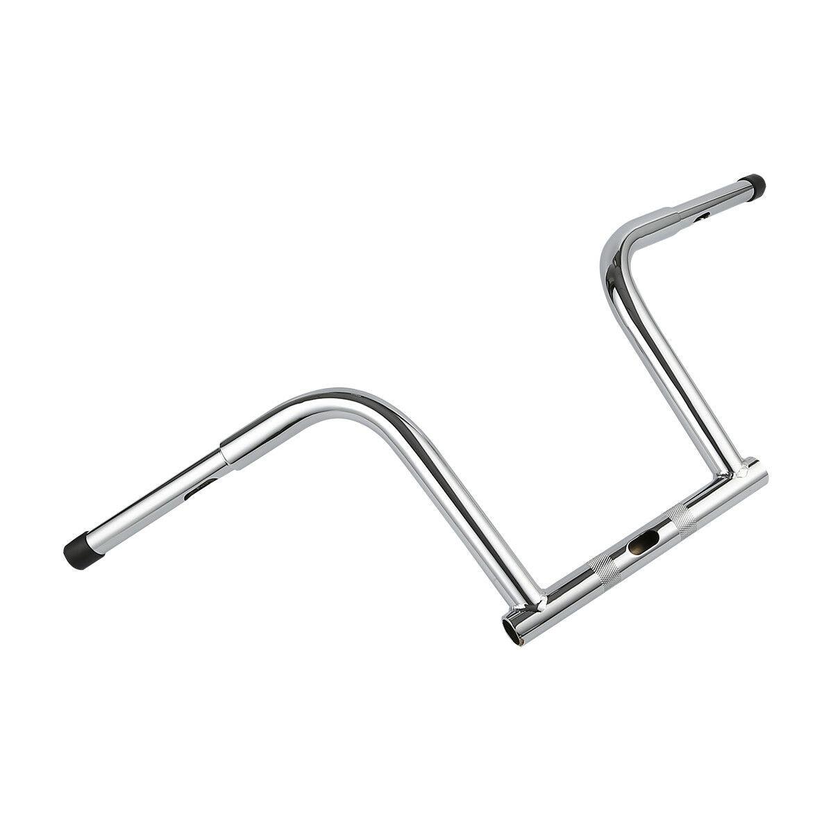 12"Rise Handlebar Handle Bar Fit For Harley Dyna Switchback Street Bob Low Rider - Moto Life Products