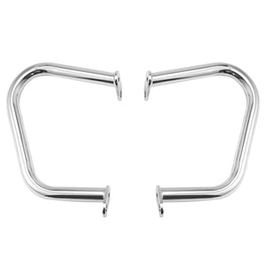 Chrome/Black Engine Guard Crash Bar Fit For Triumph Thruxton 1200 2016-2020 17 - Moto Life Products