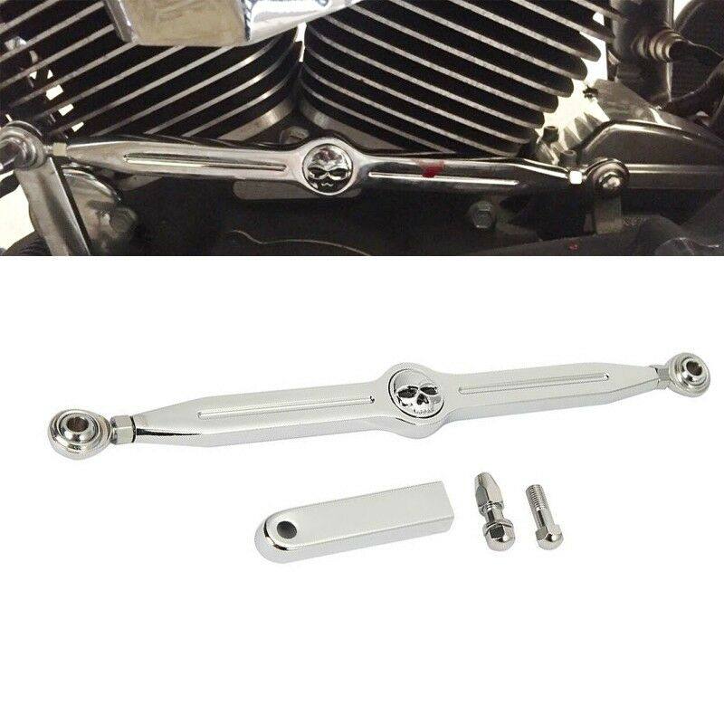 🔥Chrome Skull Shift Linkage For Harley Davidson Softail Road King Electra Glide - Moto Life Products