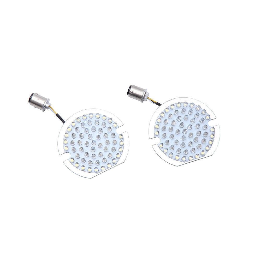 1157 LED Flat Turn Signal Inserts Light for Harley Davidson Road King Glide FLTR - Moto Life Products