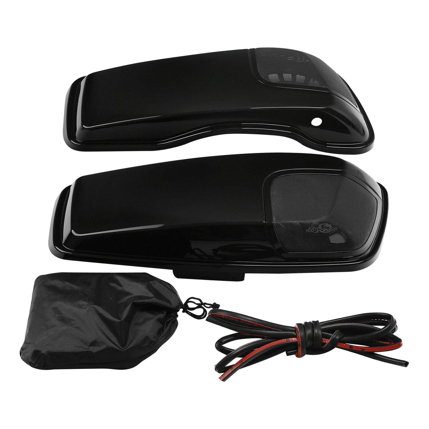 Saddlebag Lids Speaker Cutouts Fit For Harley Touring Road Street Glide 14-22 21 - Moto Life Products