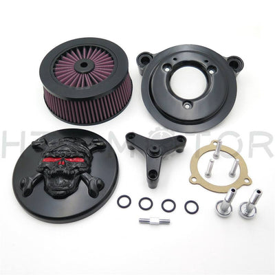Zombie Air Cleaner Kit For Harley 2016-2017 Fat Boy FLSTF Softail Slim FLS Black - Moto Life Products