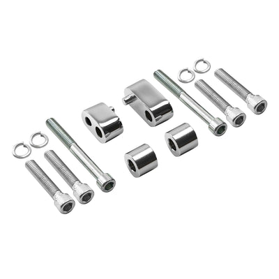 Driver Floorboard Spacer Extension Kit Fit For Harley FLHX 09-21 FL Trikes 09-13 - Moto Life Products