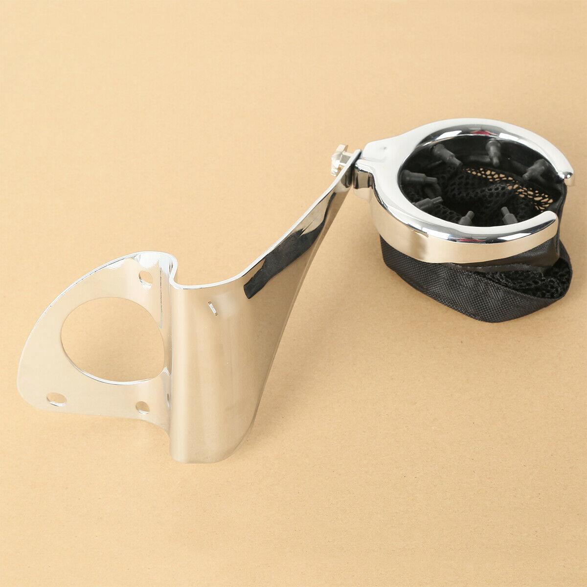 Rear Passenger Drink Cup Holder Fit For Harley Electra Glide Ultra Limited 14-21 - Moto Life Products