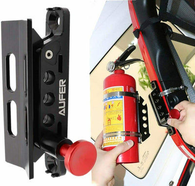 Fire Extinguisher Car Mount Holder Bracket Adjustable Compatible with Jeep UTV - Moto Life Products