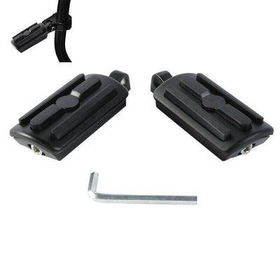 Matte Black Footpeg Male Mount Foot Pegs Footrest Fit For Harley Dyna Sportster - Moto Life Products