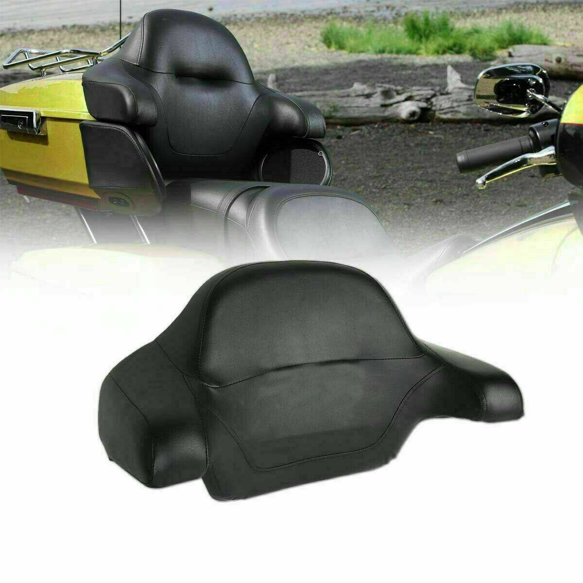 Wrap around King Size Tour Pak Trunk Pack Backrest Pad For 14-21 Harley Touring - Moto Life Products