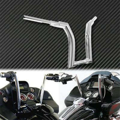 16'' Riser Chrome Handlebar Z Bar Dry Clutch Fit For Harley Softail 2015-2020 - Moto Life Products
