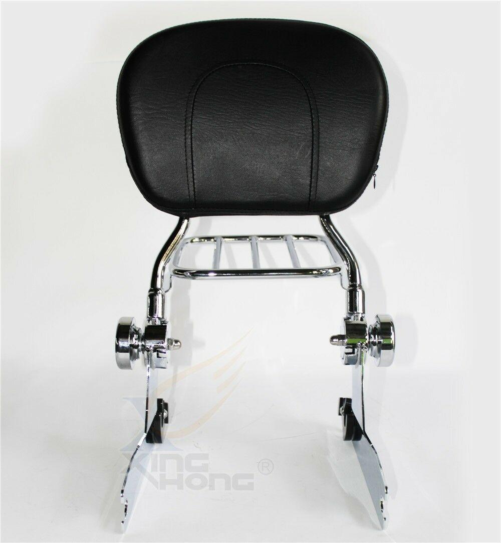 For 00-06 Harley Softail Fls New Detachable Backrest Sissy Bar+Luggage Rack - Moto Life Products