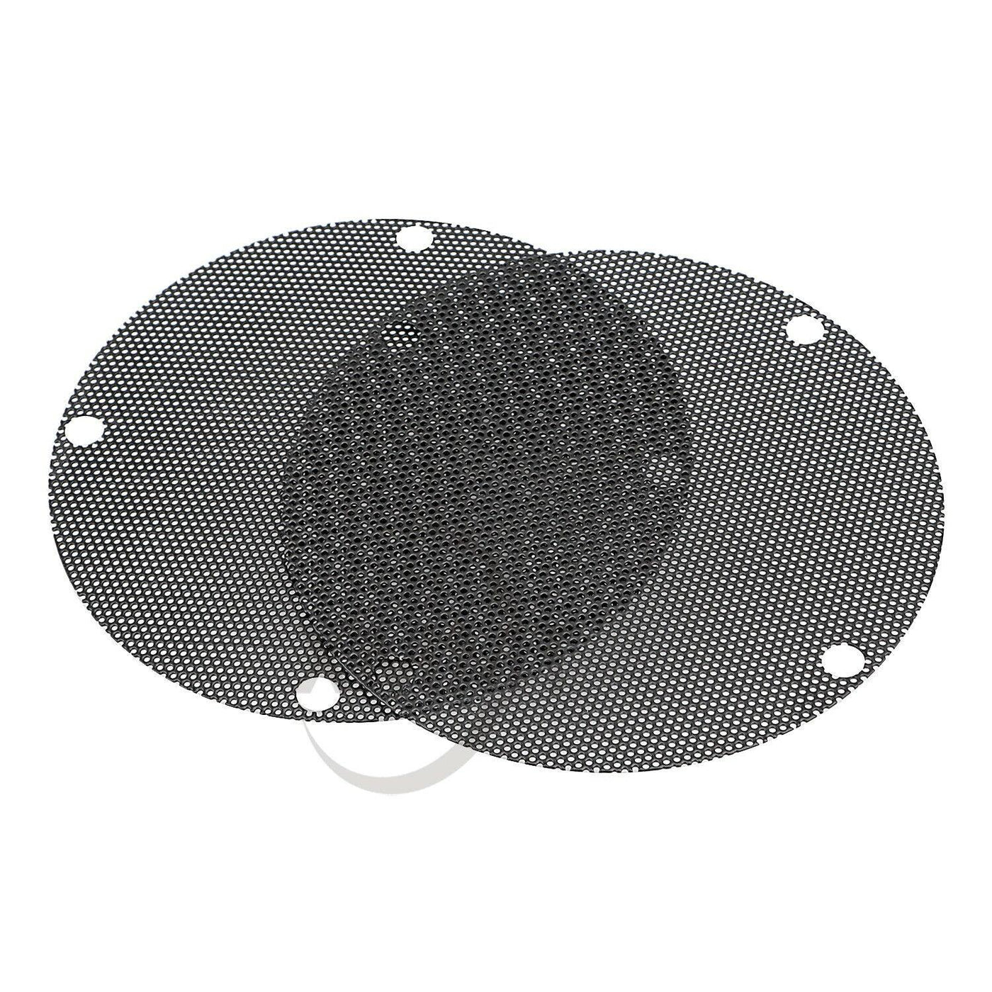 Black Rear Mesh Speaker Grills For Harley Electra Street Glide Ultra Classic CVO - Moto Life Products