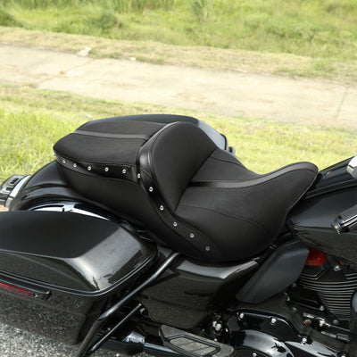 Driver Rider Passenger Seat Fit For Harley Touring Road King Road Glide 09-22 17 - Moto Life Products
