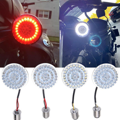 1157 LED Brake Tail Turn Signal Blinker Light For Harley Road Glide Street Glide - Moto Life Products