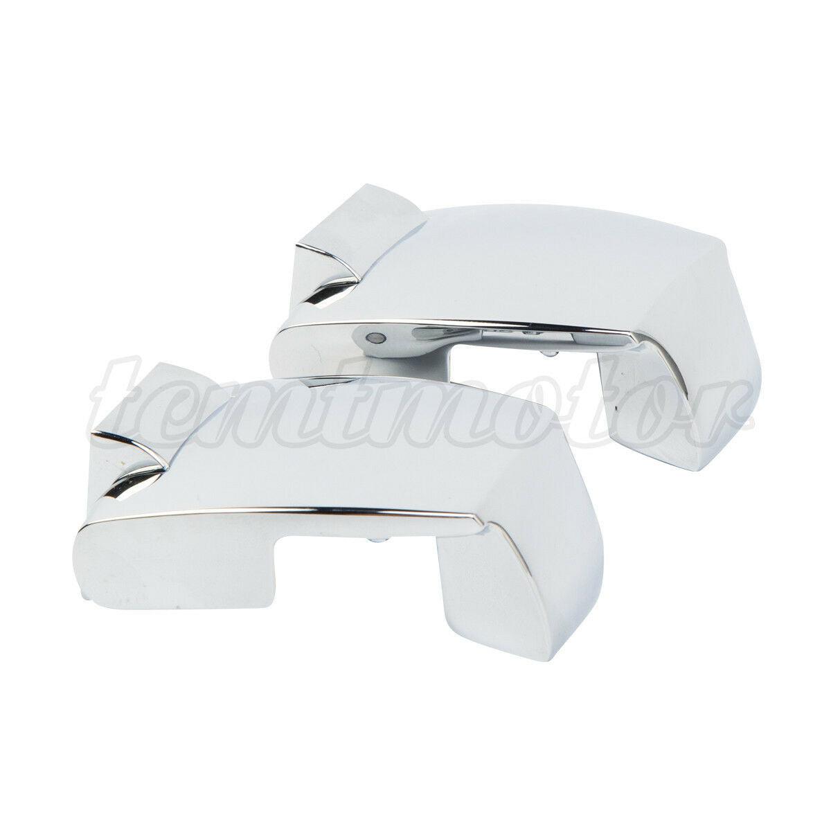 Chrome Trunk Luggage Hinges For Harley Tour Pak 88-13 Touring Road Electra Glide - Moto Life Products