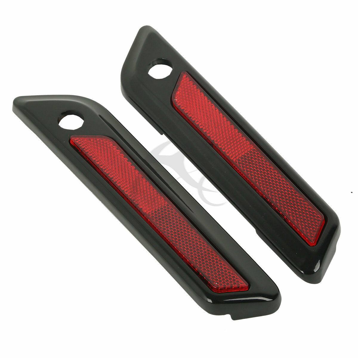 Saddlebags Hinge Latch Covers Fit For Harley Touring Electra Road Glide 14-22 17 - Moto Life Products